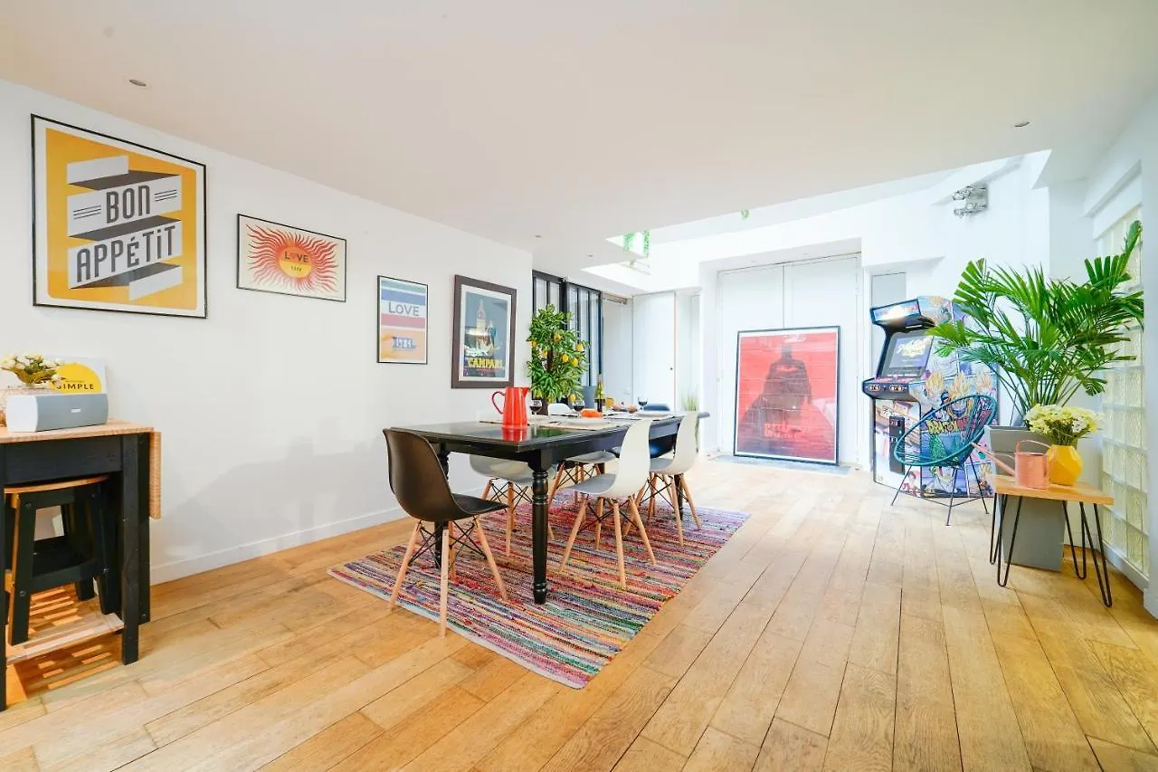 Appartamento Happy Loft With Coworking & Office Parigi